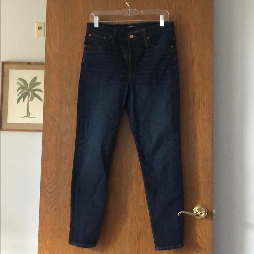 Jcrew toothpick jeans (10 inch rise)